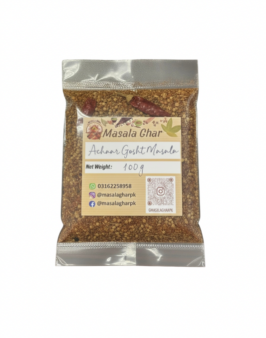 Achaar Gosht Masala – Spicy & Tangy Curry Spice | Masala Ghar | recipe mix | اچار گوشت مصالحہ