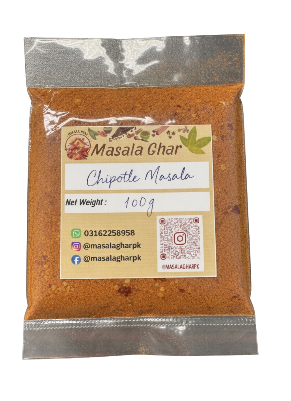 Chipotle Masala – Smoky & Spicy Flavor Blend | Masala Ghar | seasoning | چپوٹلے