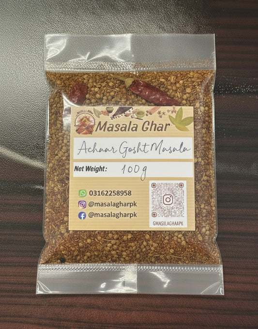 Achaar Gosht Masala – Spicy & Tangy Curry Spice | Masala Ghar | recipe mix | اچار گوشت مصالحہ