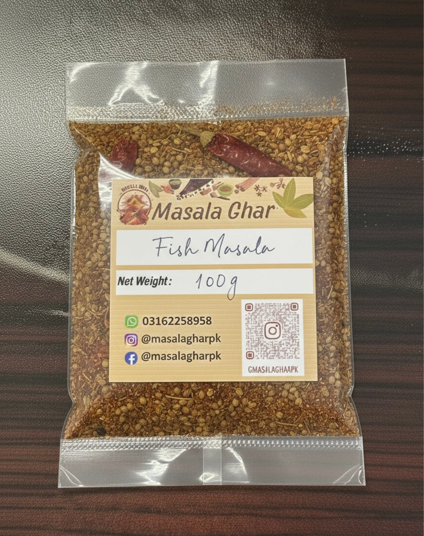 Fish Masala – Authentic Seafood Spice Blend | Masala Ghar | recipe mix | مچھلی مصالحہ