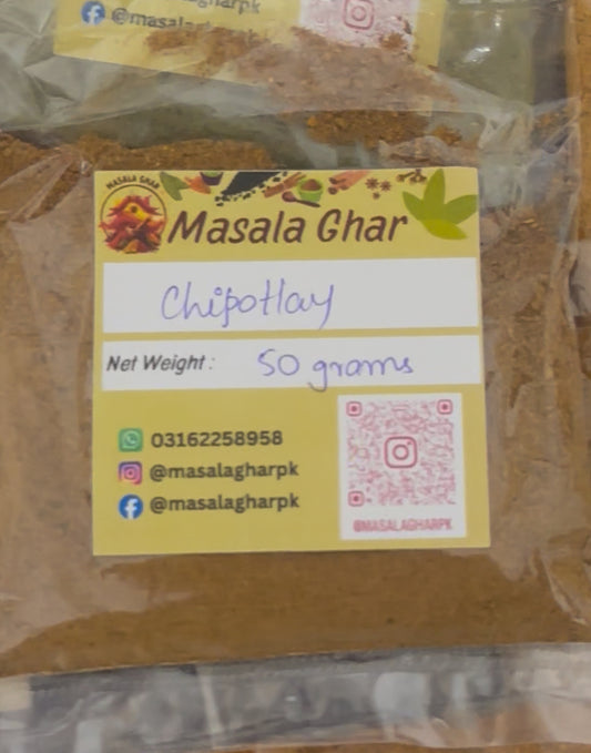 Chipotle Masala – Smoky & Spicy Flavor Blend | Masala Ghar | seasoning | چپوٹلے