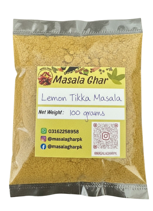 Lemon Tikka Masala – Tangy BBQ Spice Blend | Masala Ghar | لیمن تِکّہ