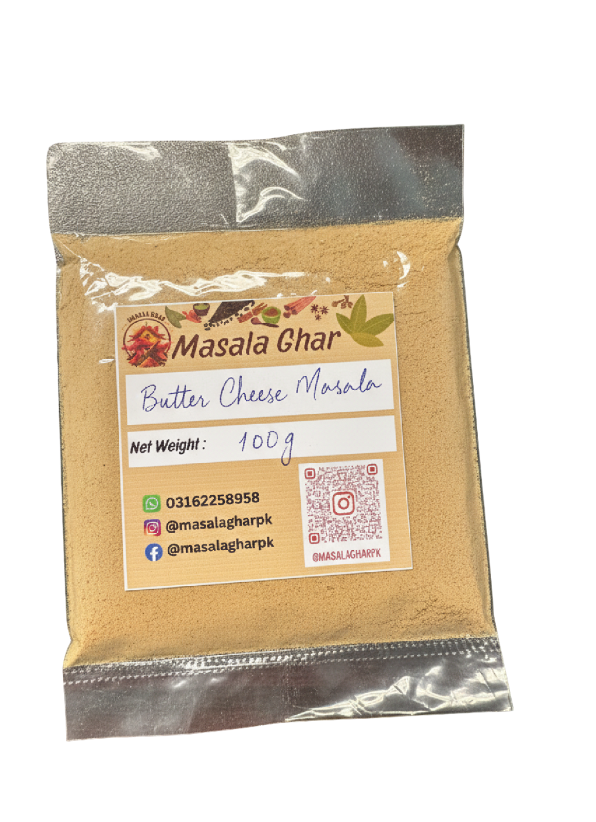 Butter Cheese Masala – Creamy & Buttery Spice Blend | Masala Ghar | بٹر چیز
